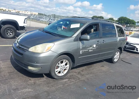 2004 Toyota Sienna Xle Limited из США, поврежденный, VIN 5TDBA22C14S015389